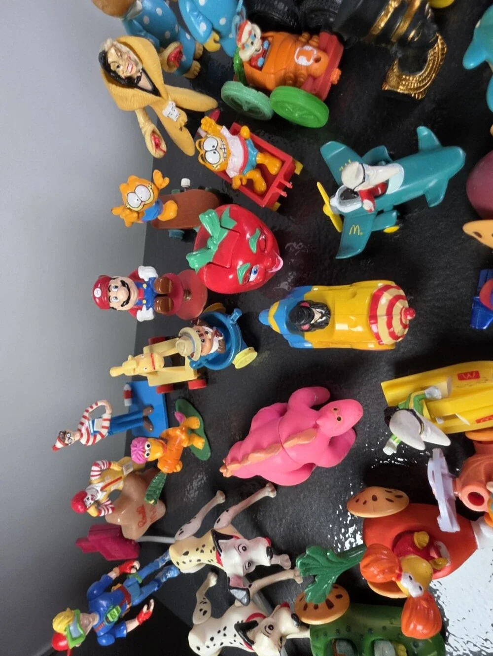Vintage Fast Food Promotional And Cartoon Character Toys 56 Pieces
